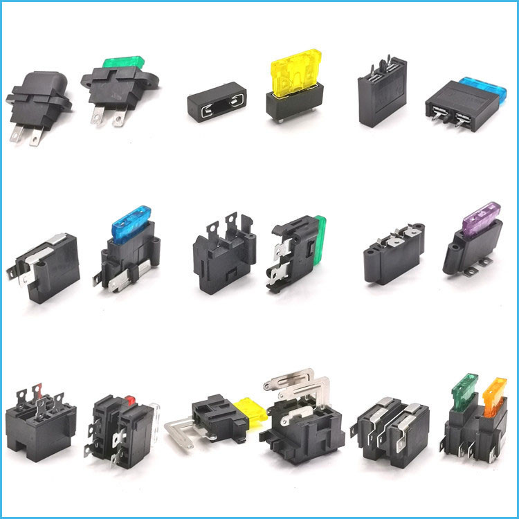 JEF 703D 0.4mm 30A PCB Mount Fuse Holder ATO 287 Car Blade Fuse Holder