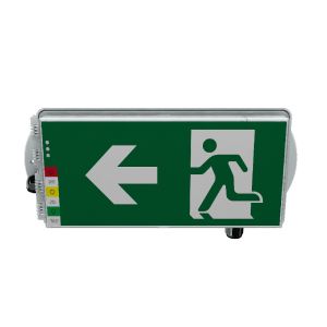 Wall Mounted LED Exit Emergency Light 2200k-7000k 100-277V