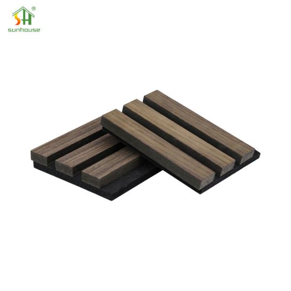 Indoor Acoustic Fabric Wall Panels Soundproofing Oak Akupanel Wood Acoustic