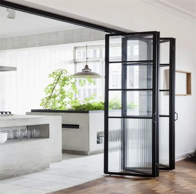 Thermal Break Waterproof Aluminum Bi Fold Doors