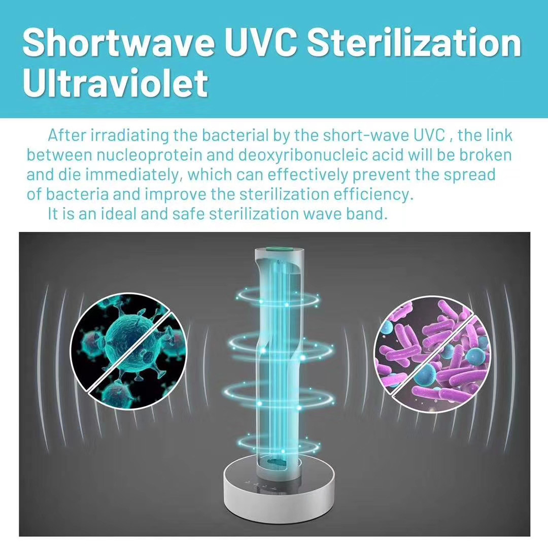 Digital UV Disinfection Light Aluminium Quartz Material 36W 254nm Without Ozone