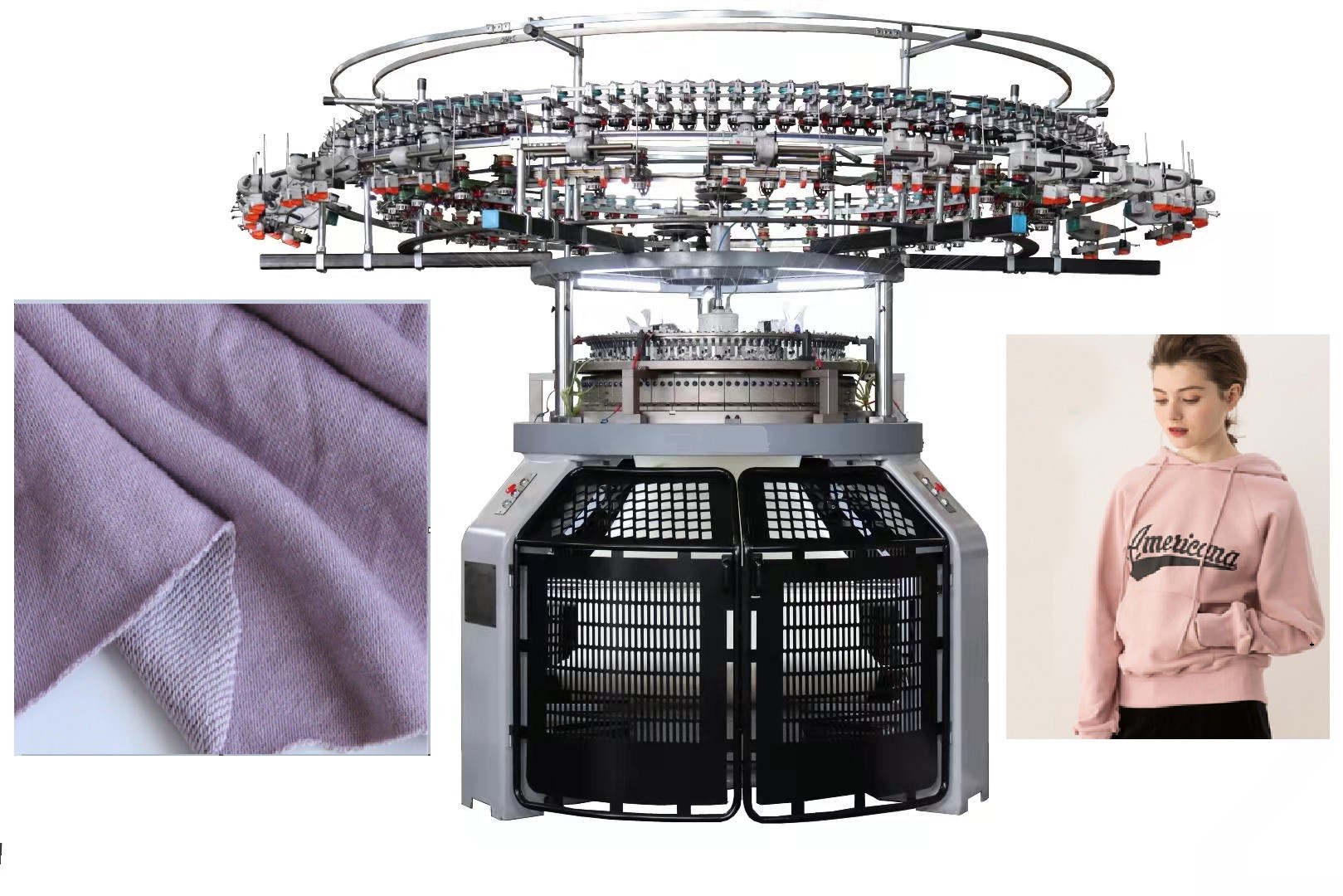 220V/380V/440V Fleece Circular Knit Machine Electric Fully Automatic