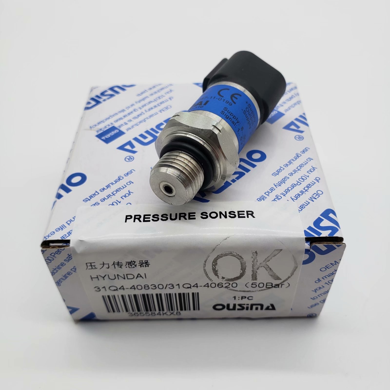 OUSIMA Eletric Excavator 31Q4-40830 31Q4-40620 500 Bar Pressure Sensor