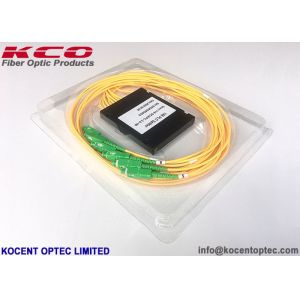 1:8 Modular Type Fiber Optical PLC Splitter with 2.0mm Cable and 1.5m Length for FTTX Deployment