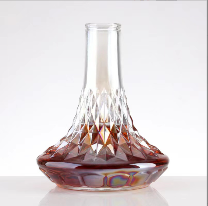Healthy Lead-free Glass Empty Glass Liquor Bottle 375ml 500ml 750ml with Lead-free Glass