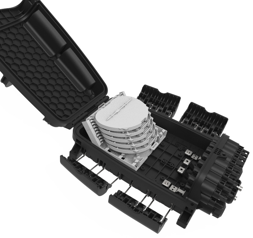 Optical Fiber Distribution Box GFS-16Q-4 IP68 108F 378*255*116mm 16 household aerial/wall/pole -mounted
