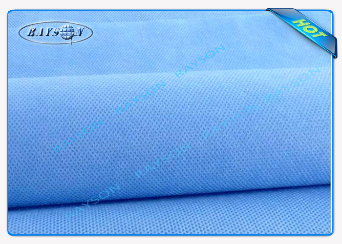 Eco friendly Blue PP Spunbond Non Woven Fabric for Medical Mask or Surgical Gown