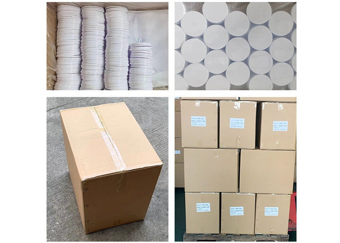 Pet 50ml 150ml 250g 250ml 8oz 500ml Frosted clear PET Plastic Cosmetic Wax Scrub Container Cream Jar with Bamboo Wooden Lids