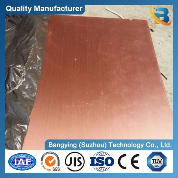 Pure Copper Sheet/Plate C10100 C10200 C11000 for Water Heater Customized Small