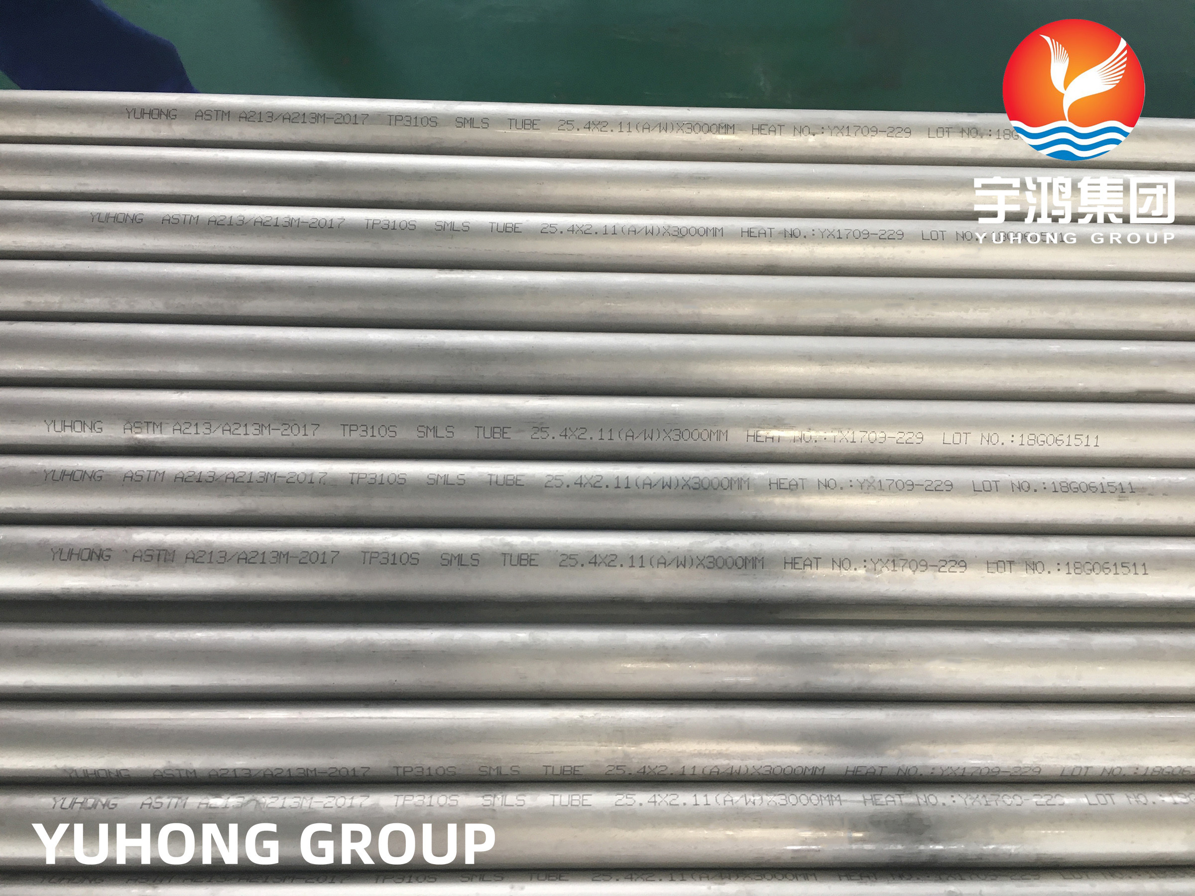 ASTM A213,ASME SA213 TP310S Stainless Steel Seamless Round Tube For Heat Exchanger