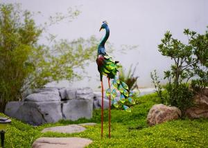  Sturdy Yard Metal Peacock Decor Garden Statue For Outdoor Bird Lawn Manufactures