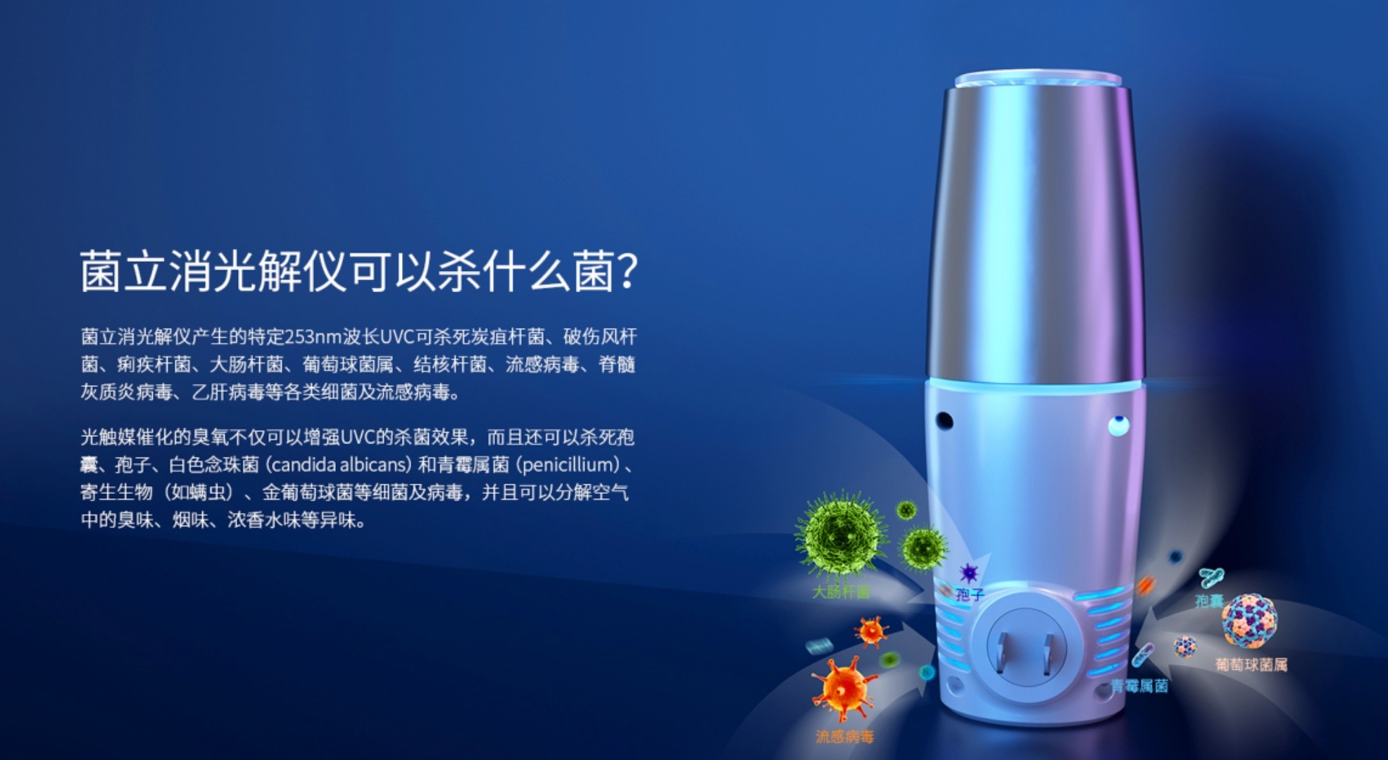 Bacteria Ultraviolet Air Purifier