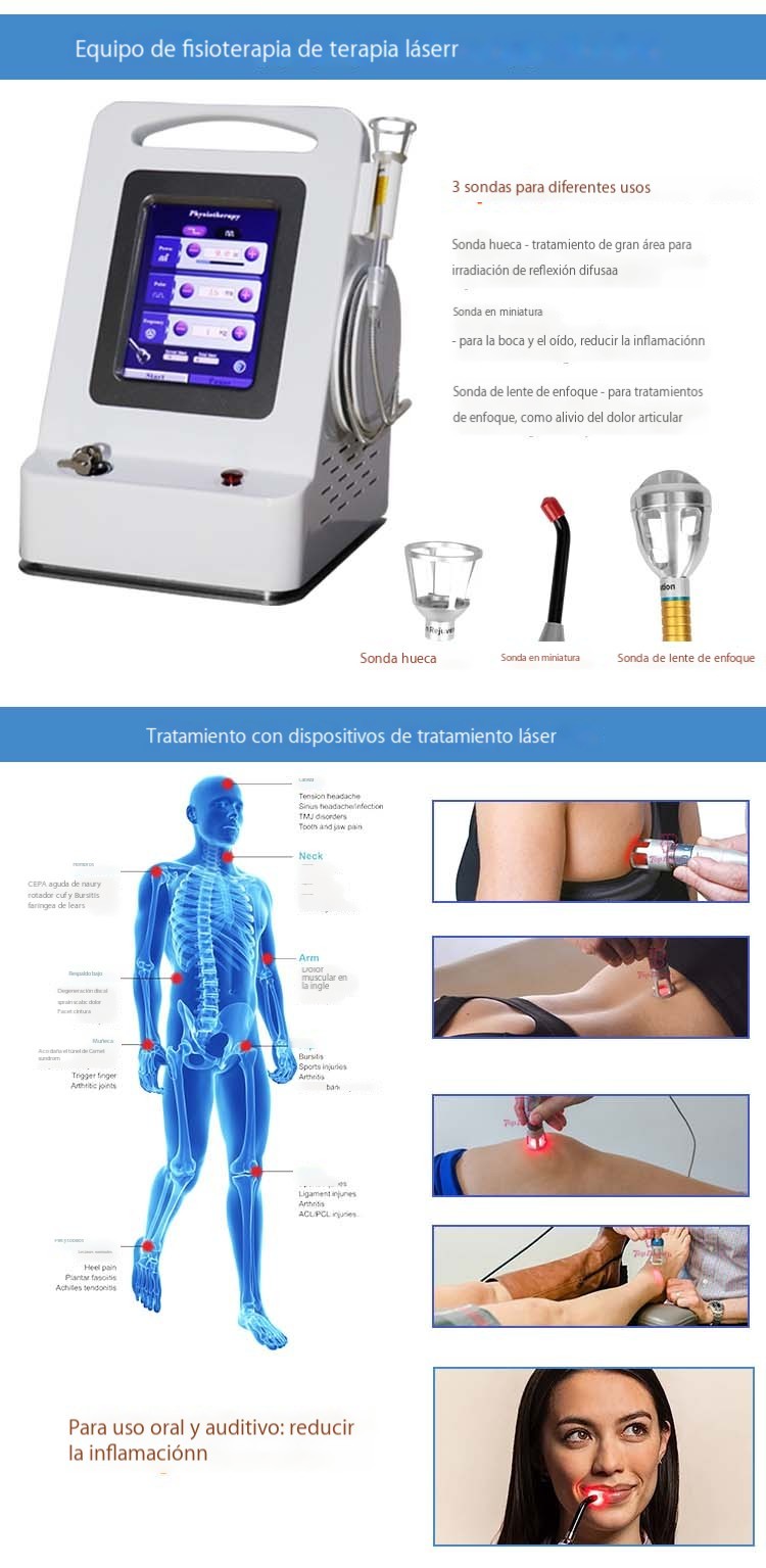 Portable Low Level Laser Therapy Machine Reduces Inflammation Laser Pain Relief Physiotherapy Machine