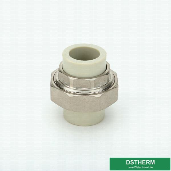 Industrial Double Threaded Union PPR Pipe Fittings 20 X 1 / 2" Good Impact