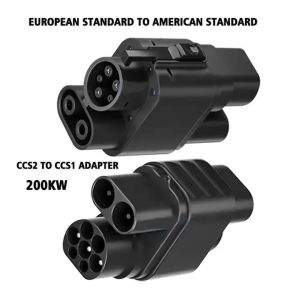 CCS2 To CCS1 DC EV Adaptor 250A Fast Charging Use for CCS1 DC Charge Port Cars