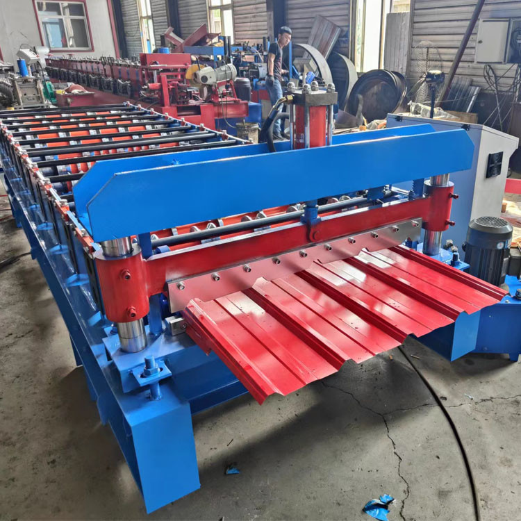 Africa Popular Design Corrugated Trapezoidal Steel Metal Iron Roof Sheets Roll Forming Machine