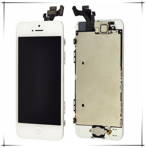 AAA+ quality display for iphone 5 lcd touch screen, lcd for white iphone 5 replacement