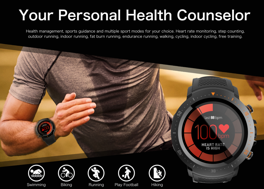 Android GPS 4G Talking Waterproof Sport Smart Watch