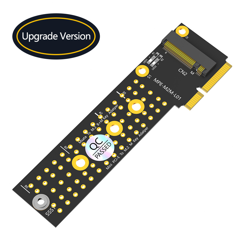 M.2 (NGFF) Nvme SSD to Mini PCIe Adapter M.2 NGFF Key-M Adapter