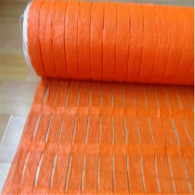 Plastic Building Safety Warning Net , Warp Knitted Weaving Road Barrier Fence