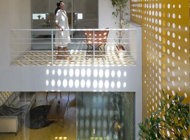 Perforated Metal Internal Wall Creative and Modern Interior Design Enhancing Your Interior Decor