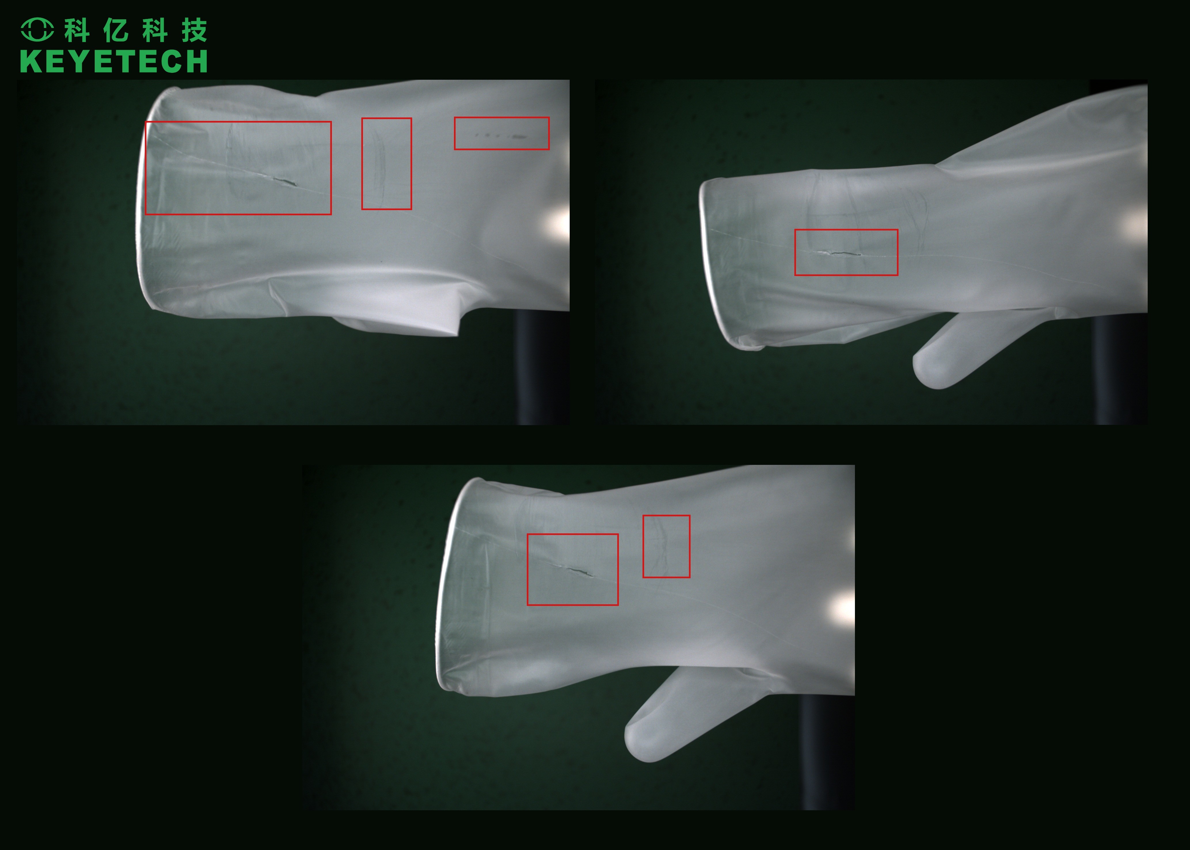 PVC Medical Gloves AVI Visual Inspection System For Quality Control Machine 250pcs/min