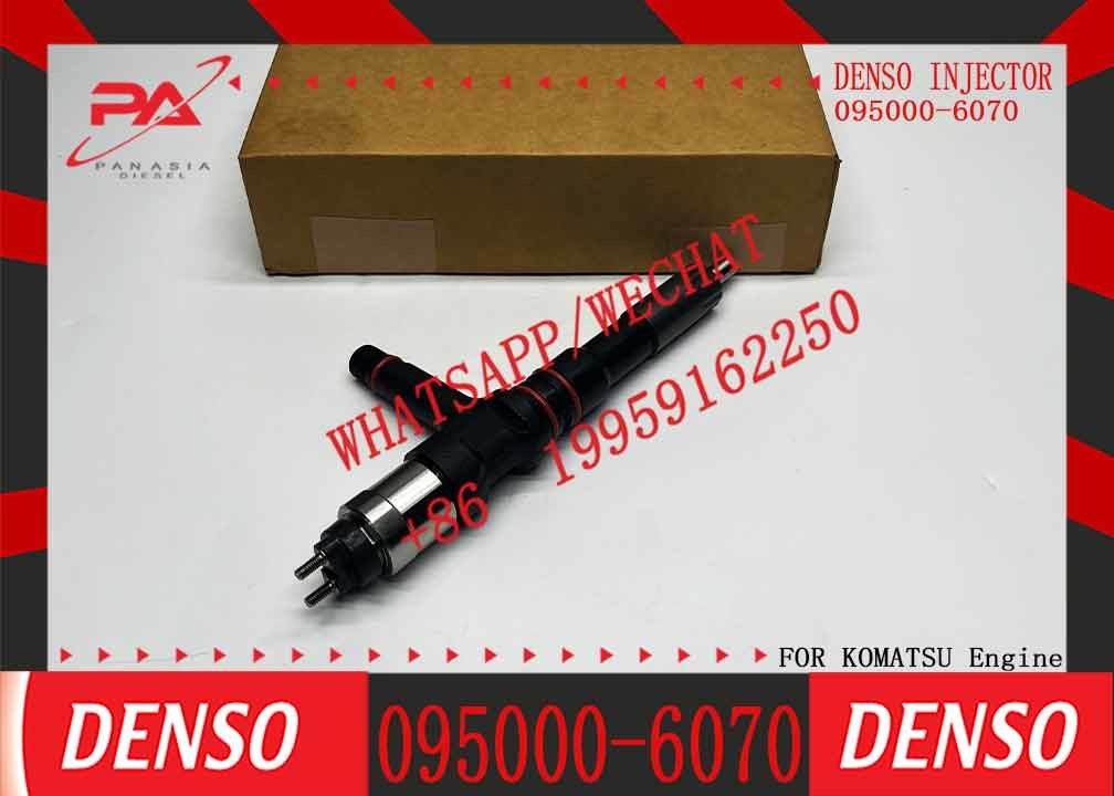Excavator Diesel Engine Repair Parts 095000-6070 Injector 6251-11-3100 SAA6D125E Engine Fuel Injector PC400-8 PC450-8