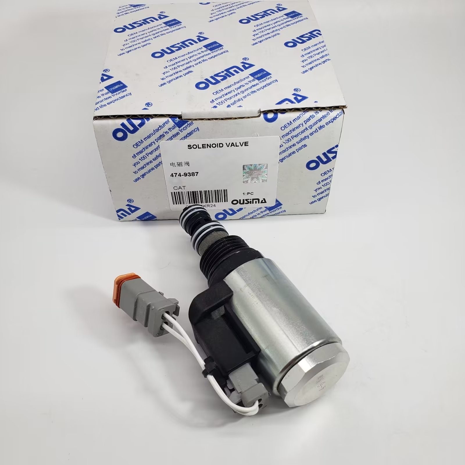 474-9387 4749387 Excavator Solenoid Valve For Engine Part