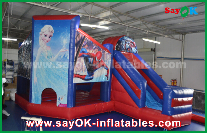 Fairy Tale Theme Snow Kids Inflatable Bounce / Blow Up Bounce House