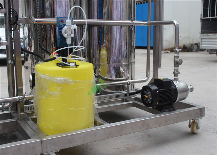 Stainless Steel Water Purification Equipment , RO EDI Water Treatment Plant