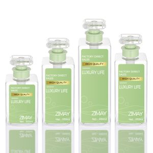 Rectangle Pump Empty Round Custom Shower Oil Flat 300ml 400ml 800ml Shampoo