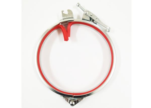 Woodworking Dust Removal Galvanized Steel Hose Clamp Round Flange Duct Quick