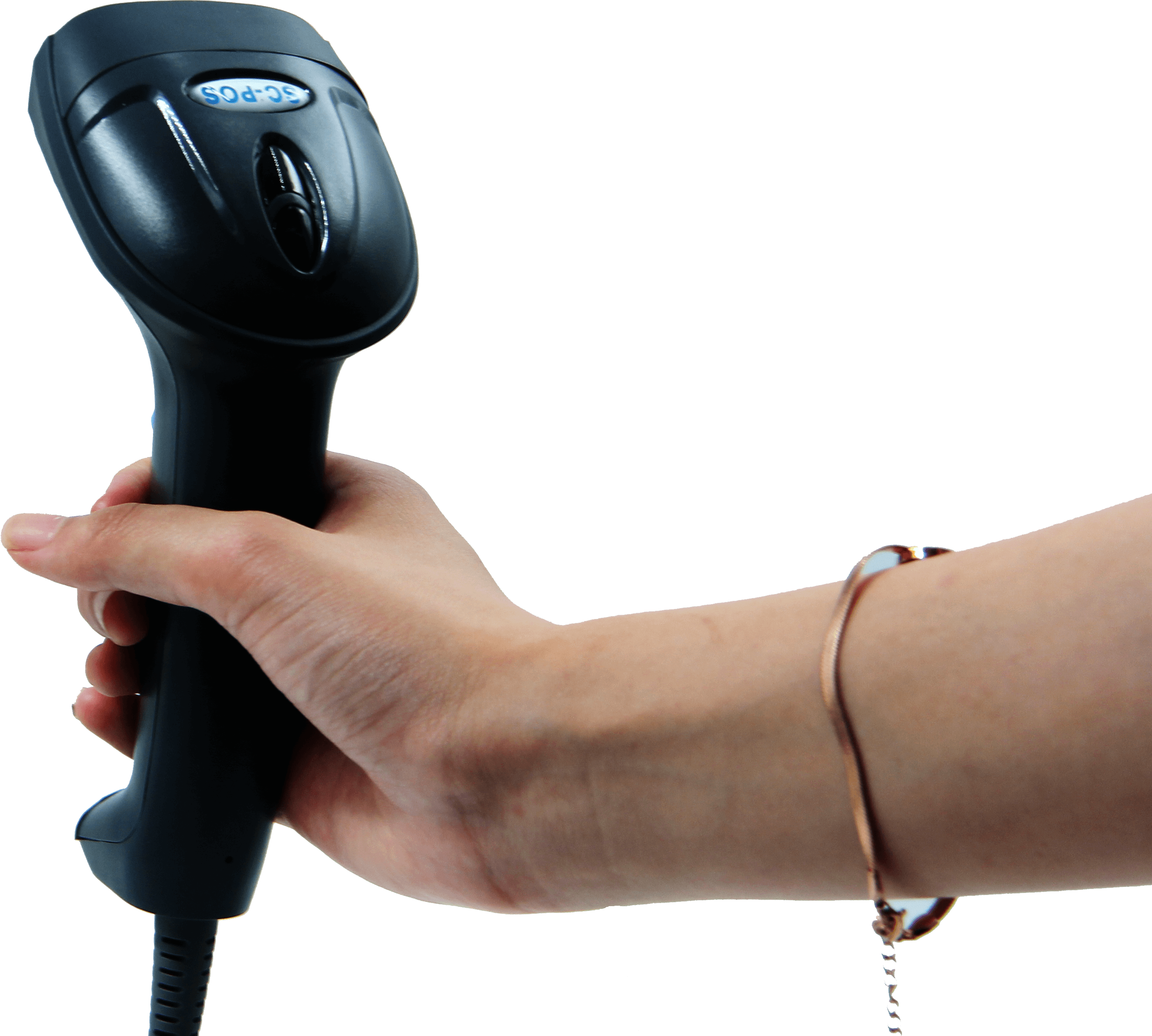 Handheld Blue tooth Wireless QR Code Barcode Scanner for Supermarket Store Pharmacy