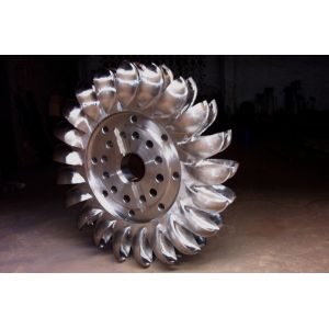 Vertical Installation Method Hydro Turbine Runner with Inlet Pressure of 10 MPa