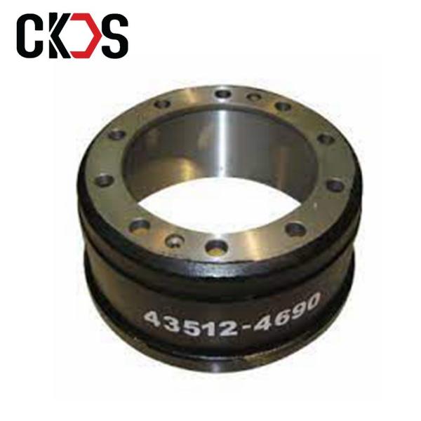 Hino Truck Spare Parts Diesel Brake Drum Popular Hino Truck Brake System Parts
