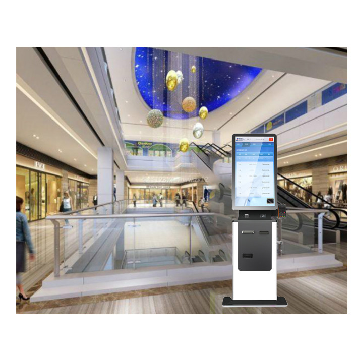 Hotel Check In Kiosk With Passport Scanner And Customizable Design