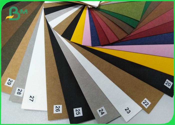 New Design Gold Silver Blue Metallic Foil Kraft Paper Fabric For Hang tags