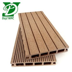  Modern Waterproof Durable Hollow Wood Plastic Composite Decking Manufactures