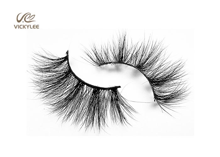 100% Handmade Fan Shaped 6D Russian Lashes Mink Hairs Cotton Stalk