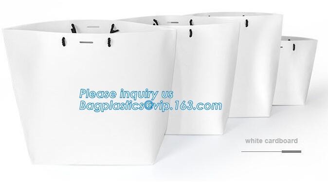 Customized Red Printed Kraft Paper Shopping Bag with Ribbon Handles and Bowknot,Kraft Paper Shopping Bag with Kinds off