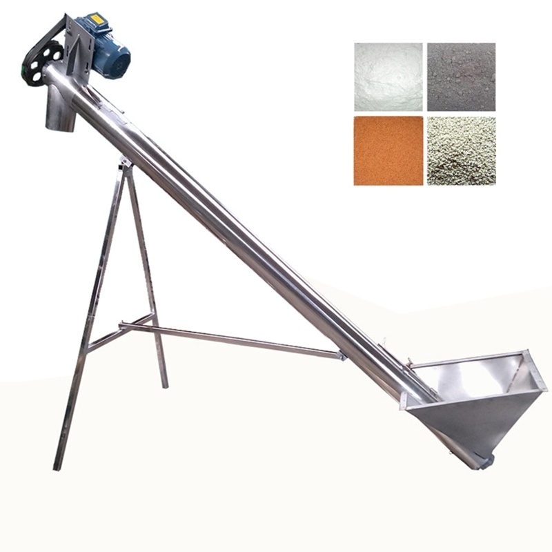 OEM Custom Spiral Conveying Equipment Auger Conveyor Machine Screw Auger Conveyor