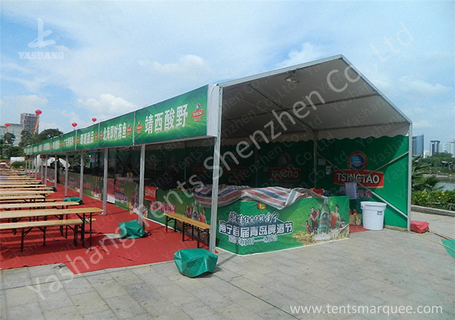 White PVC Cover Rustless Aluminum Alloy Outdoor Event Tent for Beer Sales