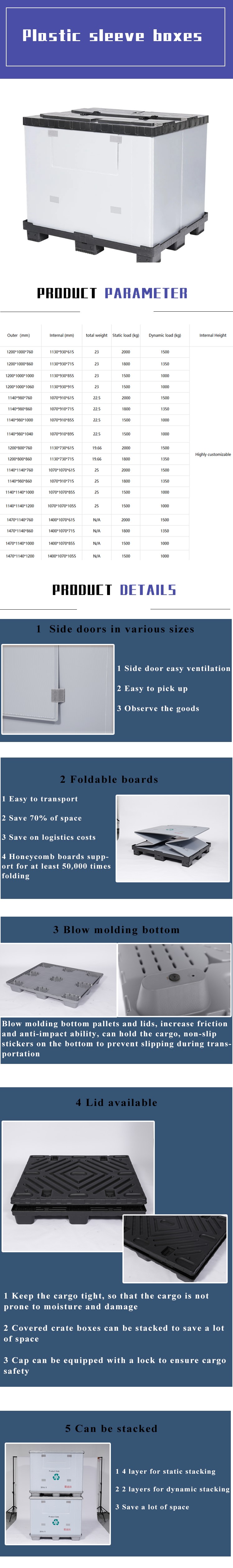 Large plastic storage coaming box