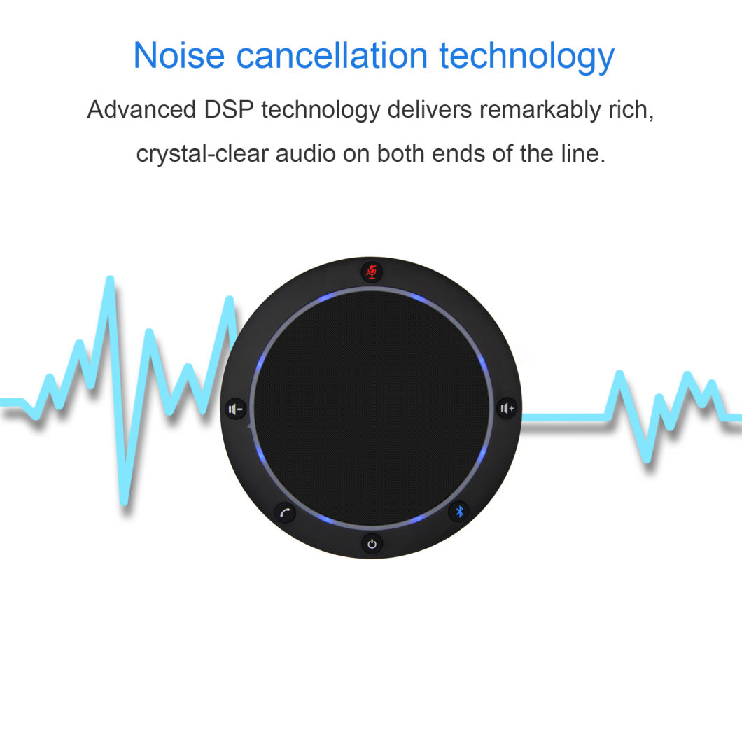 Bluetooth Conference Speakerphone Omnidirectional Speakerphone