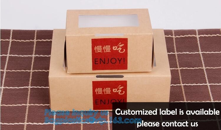 Custom Food Grade Paper Doughnet Box Wholesale,fast food take away paper box, custom printed food packaging bagease, pac