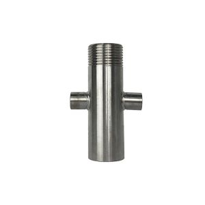 Sanitary Fittings SUS316L 1/2"-12" Connector Duplex Butt Weld Pipe Cross Adaptor
