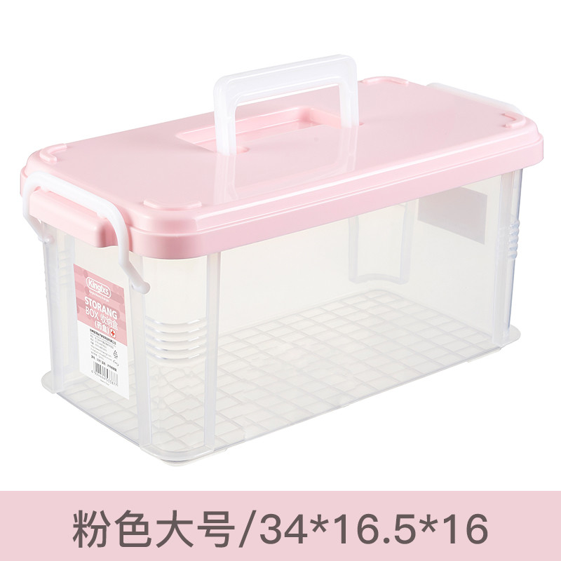 Sundry Toy Portable Plastic Makeup Organizer Box With Lid