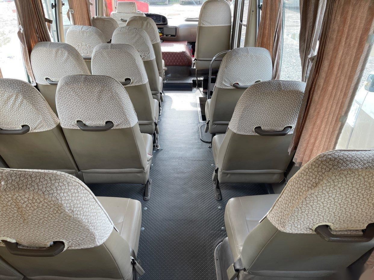 Toyota Brand Used Coaster Bus 23-30seats 3RZ Toyota Engine Gasoline Used mini Bus Left Steering