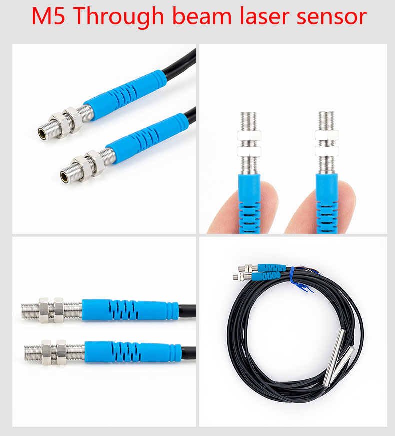 LUOSHIDA DC 3 Wire All Series Through Beam Laser Sensor 20m / 30m Sensing Distance