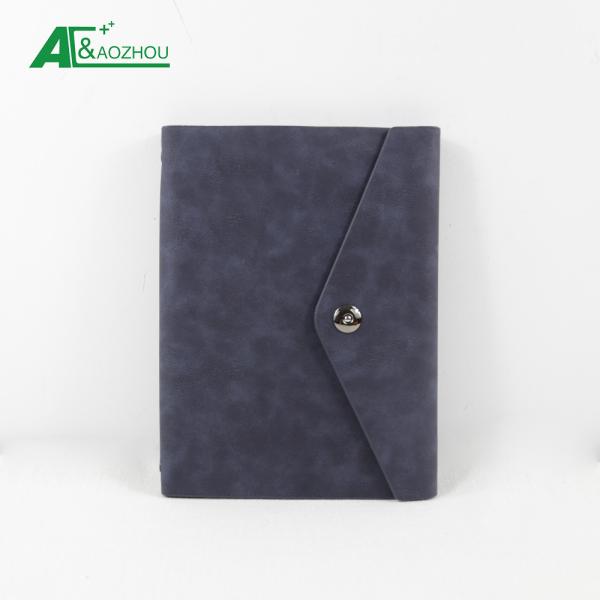 142 X 208mm Leather Ring Notebook Envelope Style Protection From Dust /